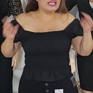 Large off shoulder top